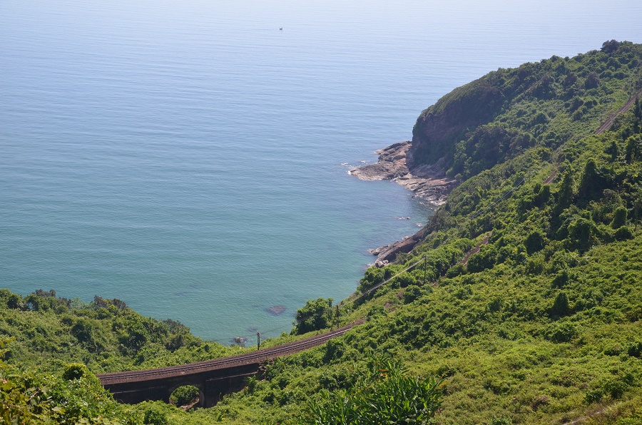 the train track on Hai Van pass, Vietnam the-train-track-on-hai-van-pass