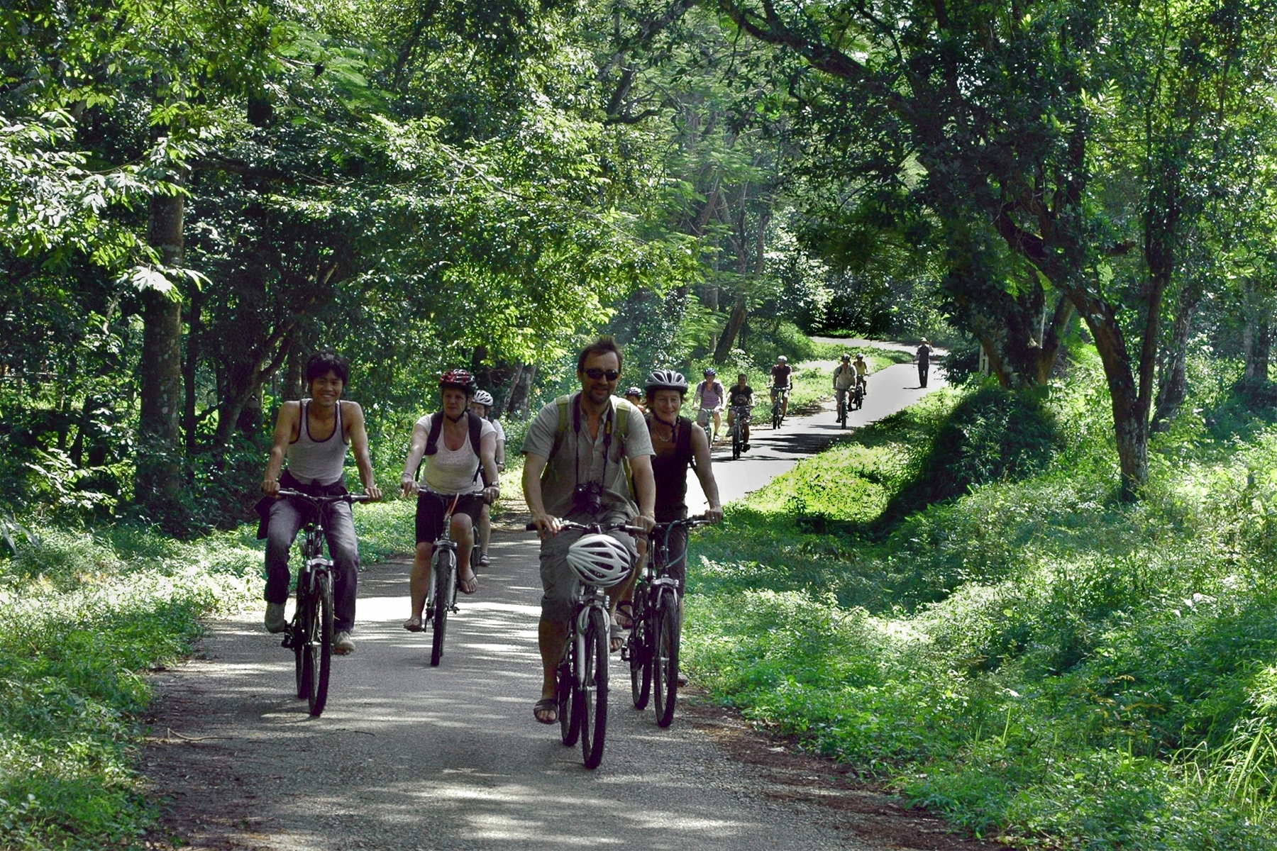 Cycling through the Cuc Phuong jungle is one of most interesting activities